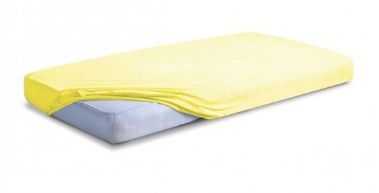 Plachta NEPREMOKAVÁ jersey 60x120 cm - ŽLTÁ