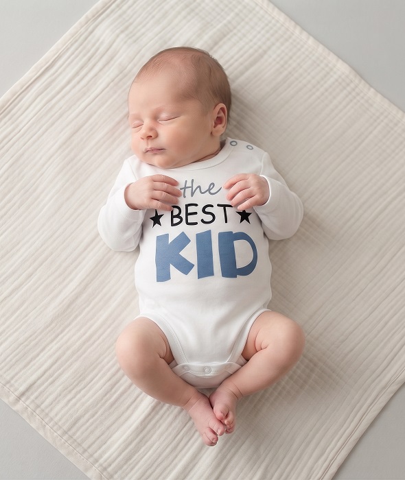 Body bavlnené biele - Best kid, veľ. 68