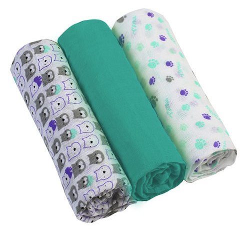 MUŠELÍNOVÉ SUPER MÄKKÉ PLIENKY 70X70 CM 3 KS 