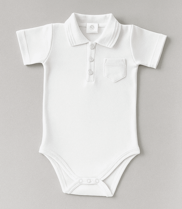 Body polo s golierom krátky rukáv biele Minetti, veľ. 62