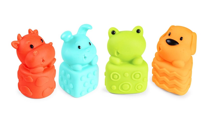 Canpolbabies súprava 4 hračiek do vody 