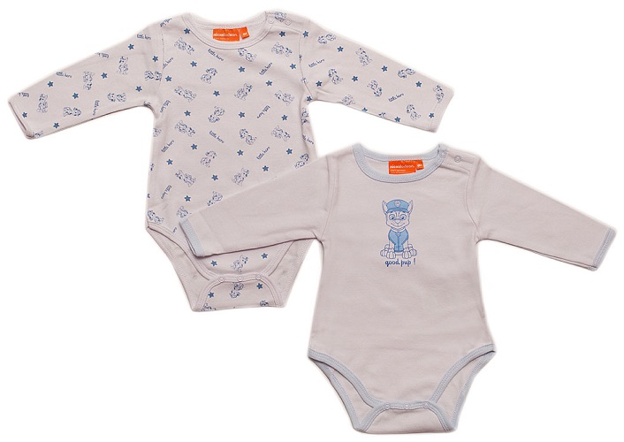 Disney body súprava 2 body biela, modrá - Paw Patrol, veľ. 68