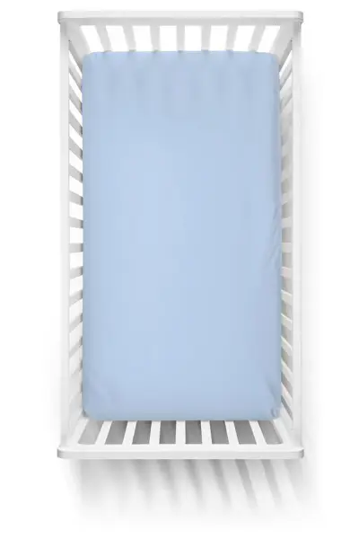 Napínacia plachta jersey svetlo modrá, 60x120