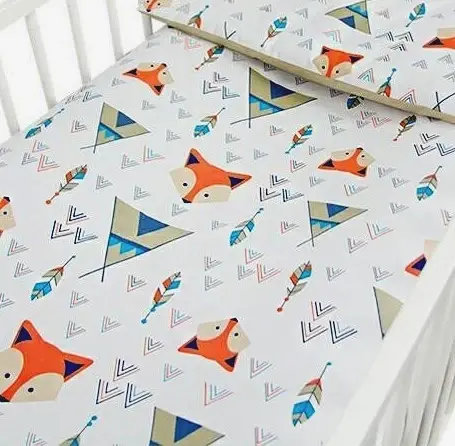 Mantinel do postieľky dvojfarebný, béžový s bielou, 360 cm- FOX