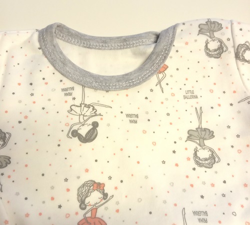 Pyžamo svetlo sivé - Baletka,  veľ. 80