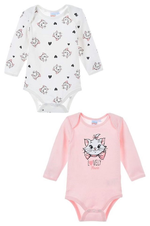 Disney súprava 2 body Marie Aristocrat, veľ. 80 (18 mesiacov)