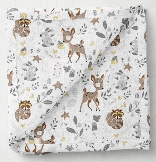 MUŠELÍNOVÉ SUPER MÄKKÉ PLIENKY 60x75 - set 3 kusy