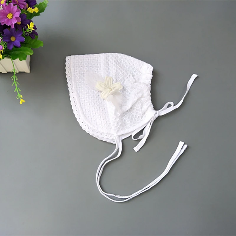 Letný mušelínový čepček pre bábätko, obvod hlavy 40 cm