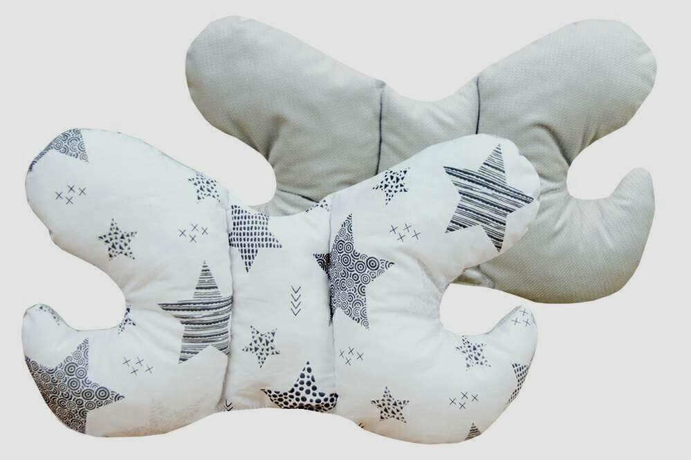 Obojstranné hniezdočko / kokon Velvet 5v1 sivé - New stars