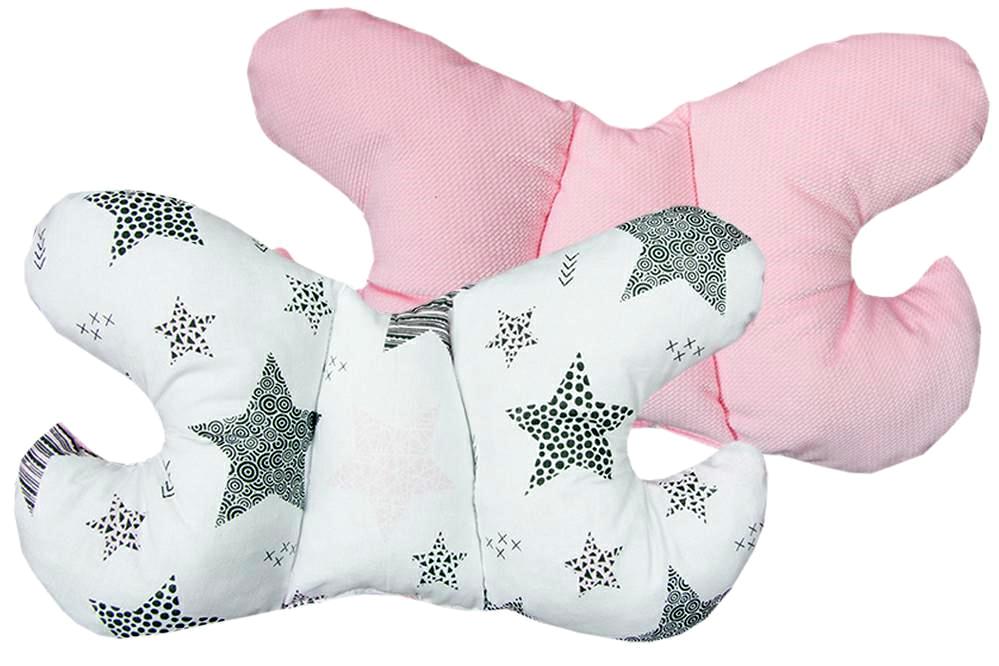 Obojstranné hniezdočko / kokon Velvet 5v1 ružové - New stars